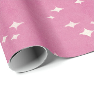 Papel De Presente O Natal começa em rosa quente