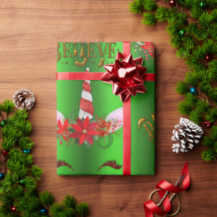 Papel De Presente O Natal do unicórnio acredita