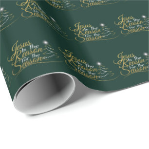 Papel De Presente O Natal Jesus é a Razão da Temporada