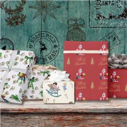 Papel De Presente O Natal Vem, Mas Uma Vez Por Ano, O Papel De Molda