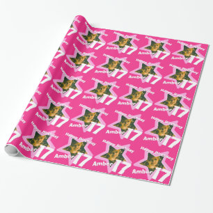 Papel De Presente O nome das meninas adiciona sua estrela