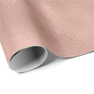 Papel De Presente O ouro cor-de-rosa cora pêssego metálico do vidr