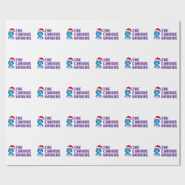 Papel De Presente O papel de envolvimento curioso dos Gamers (Barra)