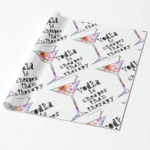 PAPEL DE PRESENTE O PAPEL DE ENVOLVIMENTO, VODCA É MAIS BARATO DO