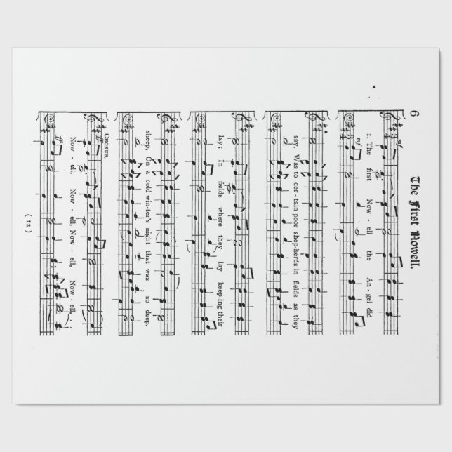 Papel De Presente O primeiro papel de envolvimento de Noel (Aberto)