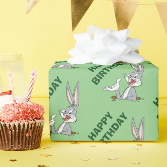 Papel De Presente O QUE ESTÁ ACONTECENDO DOUTOR?™ COELHO BUGS™ Burac (Festa de aniversário)