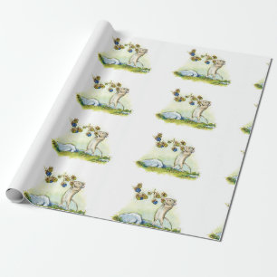 Papel De Presente O Rato da Arte Brambles. por Alissa Hansen