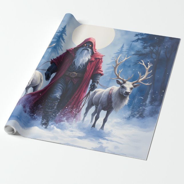 Papel De Presente O Rei do Inverno Chega.  (Desenrolado)