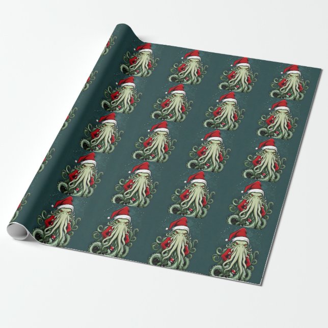 Papel De Presente O reinado de Yuletide de Cthulhu: Um Natal terríve (Desenrolado)