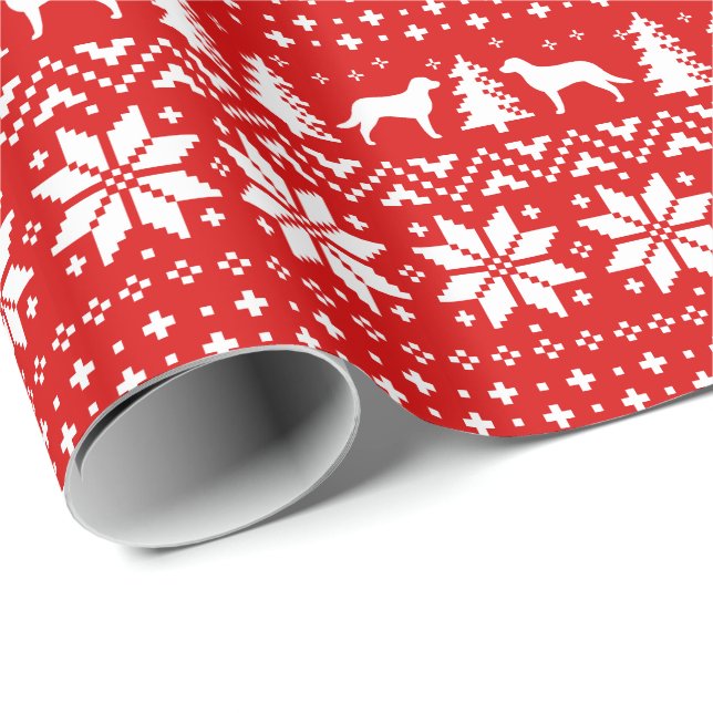 Papel De Presente O Retriever de baía de Chesapeake mostra em (Ponta do rolo)