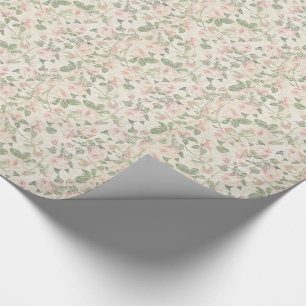 Papel De Presente O Rosebud de papel caseiro dos rosas floresce