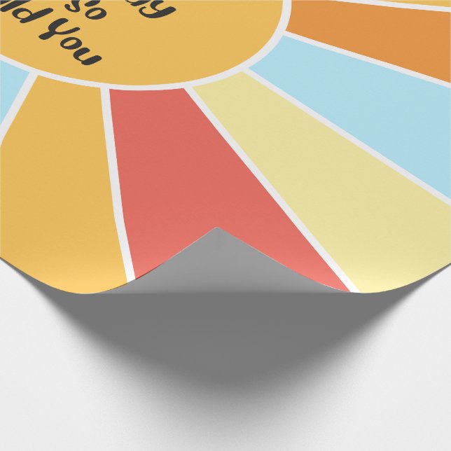 Papel De Presente O Sol Brilha Todos Os Dias E Vocês Deveriam (Ponta)