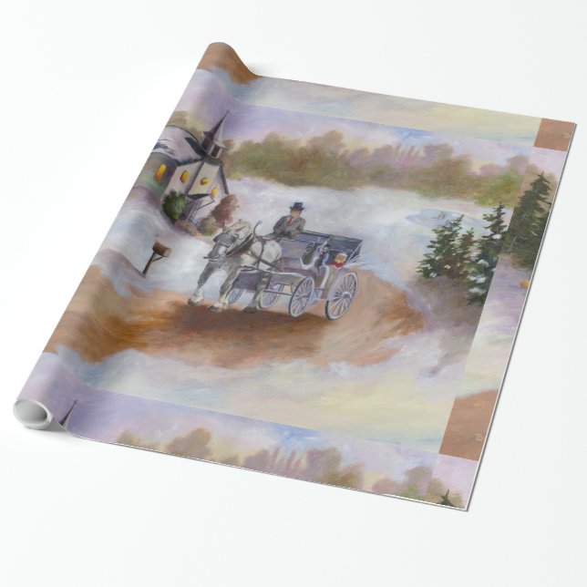 Papel De Presente O sonho do inverno (Desenrolado)