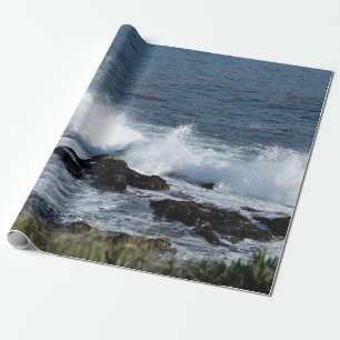 Papel De Presente O surf do Oceano Pacífico