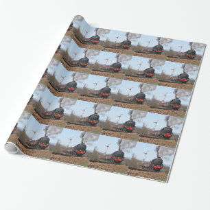 Papel De Presente O trem do vapor de Grâ Bretanha III