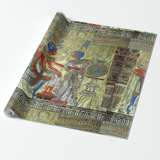 Papel De Presente O trono de Tutankhamon (Desenrolado)