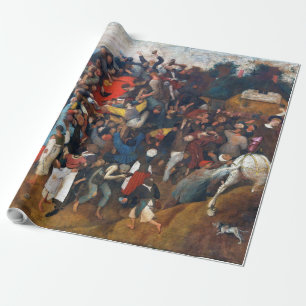 Papel De Presente O Vinho do Dia de Martin Santo, Pieter Bruegel