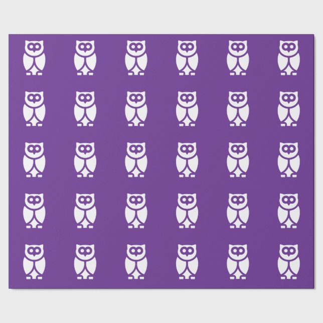 Papel De Presente O Wise Owl (Barra)