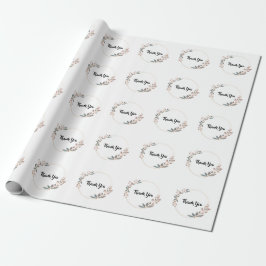 Papel De Presente Obrigado 