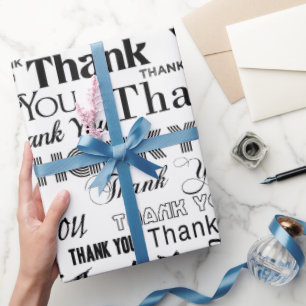 Papel De Presente Obrigado (em branco)