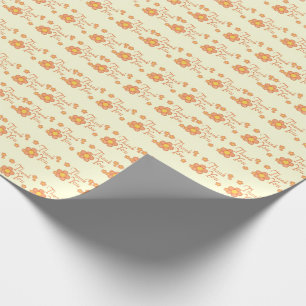 Papel De Presente Obrigado Flores