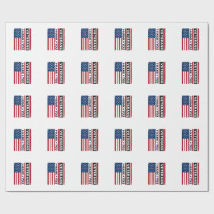 Papel De Presente Obrigado Veteranos Design de Vetor de Bandeira Ang