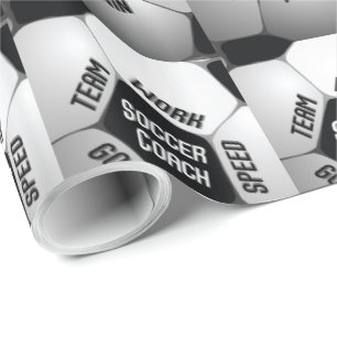 Papel De Presente Obrigados de treinador Grande Bola