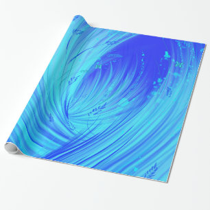Papel De Presente Oceano Estranho