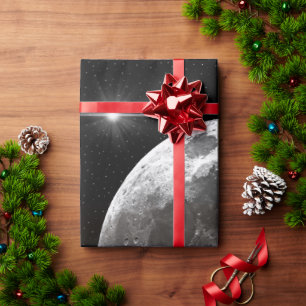 Papel De Presente Oceano lunar