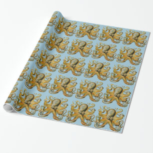 Papel De Presente Octopus