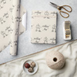 Papel De Presente Óculos De Champanhe Feliz Para Sempre Depois De Se<br><div class="desc">"Vidros de champanhe Felizmente Depois do Papel de enrolar sem costura" combina óculos de champanhe e texto de "Dia do Casamento" para criar um belo,  perfeito design,  perfeito para embrulhar presentes que comemoram o amor e os novos começos.</div>