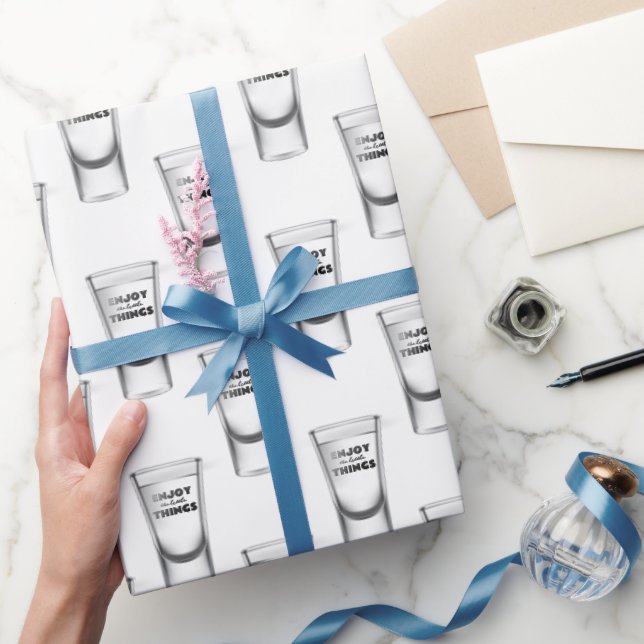 Papel De Presente Óculos De Fotografia Em Branco Com Texto (Presentear)