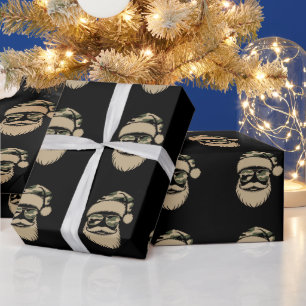 Papel De Presente Óculos de sol Camo Papai Noel Natal Camuflagem 