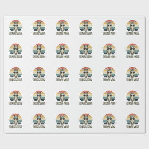 Papel De Presente Óculos de sol com gravação de mãe de cavalo vintag