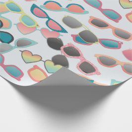 Papel De Presente Óculos de sol espalhados