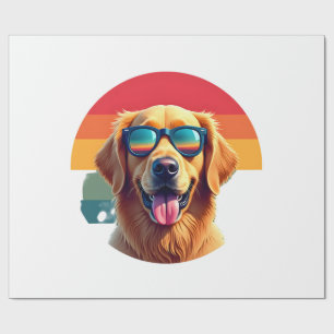 Papel De Presente Óculos de sol para meninos e meninas Retriever Dou