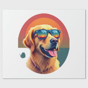 Papel De Presente Óculos de sol para meninos e meninas Retriever Dou