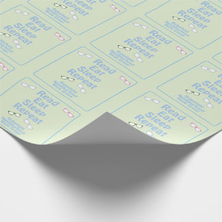 Papel De Presente Óculos Read Eat Sleep Repeat 