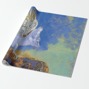 Papel De Presente Odilon Redon Pegasus - simbolismo da mitologia