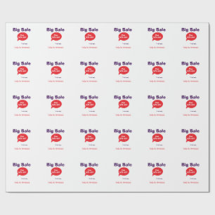 Papel De Presente Oferta de desconto de grande venda fim de semana e
