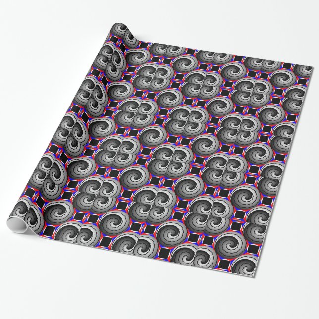 Papel De Presente Offset Double Yin Yang Spiral de Kenneth Yoncich (Desenrolado)