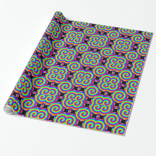Papel De Presente Offset Rainbow Spiral por Kenneth Yoncich