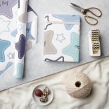 Oh Menino Azul Estrelas Verdes Chá de fraldas Pres