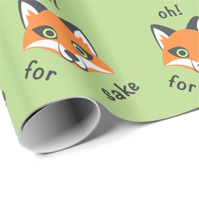 Papel De Presente Oh! Para desenhos animados de Emoji da frase da (Ponta do rolo)