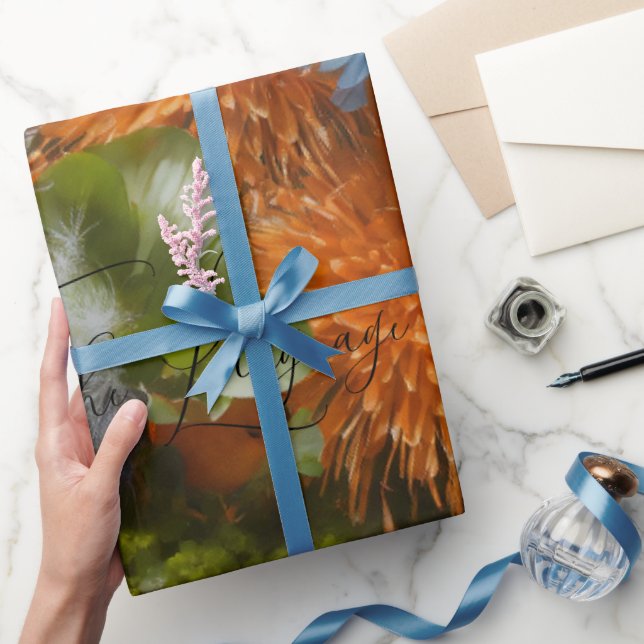 Papel De Presente #OIdiomaDasFloresWrappingPaper (Presentear)