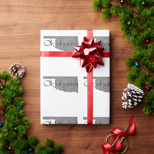 Papel De Presente Oklahoma (Presente de Natal)