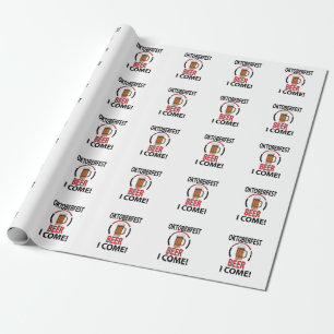 Papel De Presente Oktoberfest Beer Festival Funny Oktoberfest