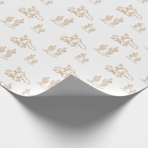 Papel De Presente Olá Parceiro