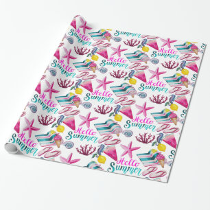 Papel De Presente Olá Summer Beach Thunder-Cove 