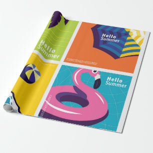 Papel De Presente Olá verão